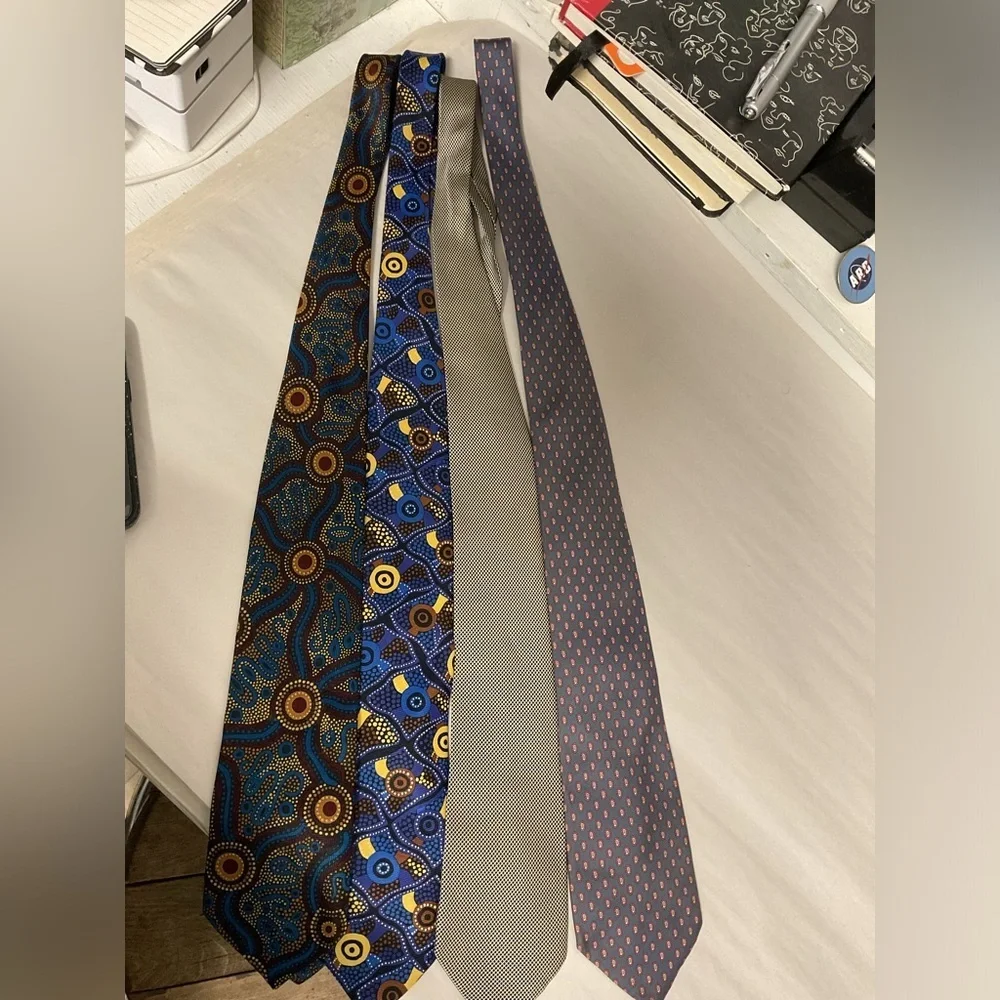 Lot of 4 Fun Ties